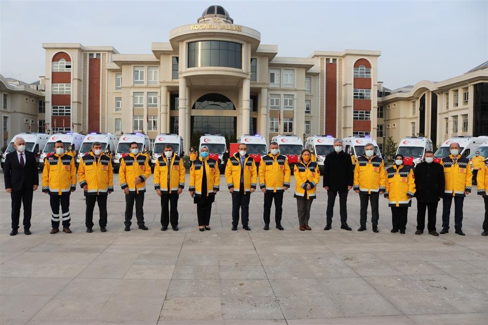 Kocaeli'ye 30 Yeni Ambulans